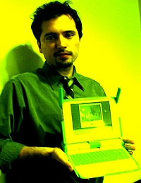 Luis Ramirez all OLPC green - luis-olpc