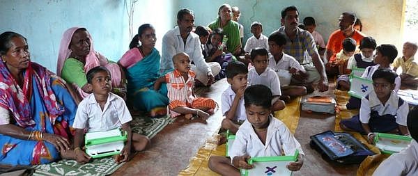 CHildren in Marathi, India