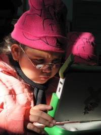 Paraguayan student deep in thought