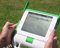 OLPC screen in sunlight